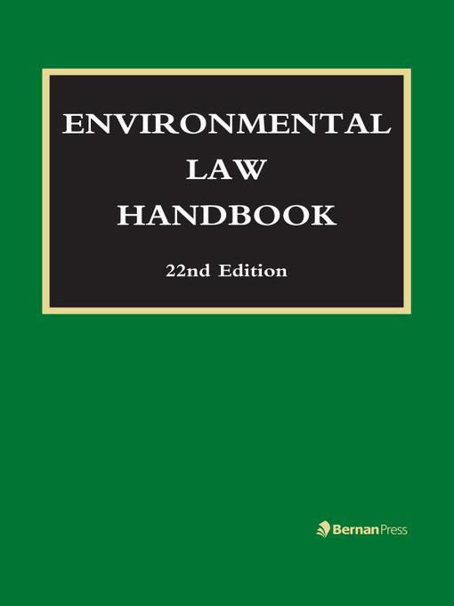 Title details for Environmental Law Handbook by Christopher L. Bell - Available